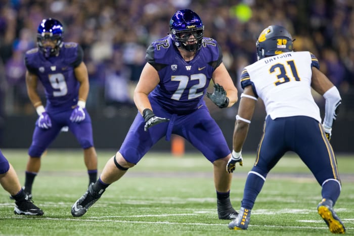 Washington tackle Trey Adams, a top-rated prospect for 2020.